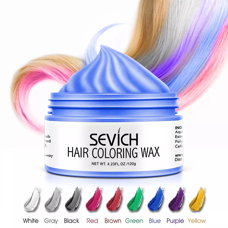 Sevich Temporary Hair Color Wax Men Diy Mud One-time Molding Paste Dye Cream Hair Gel