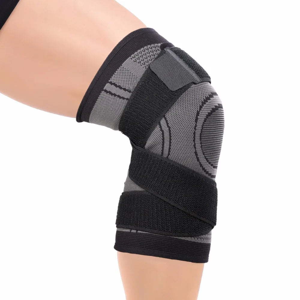 1/2PCS Sports Knee Pad Men Pressurized Bandagem Elastica Knee Pads