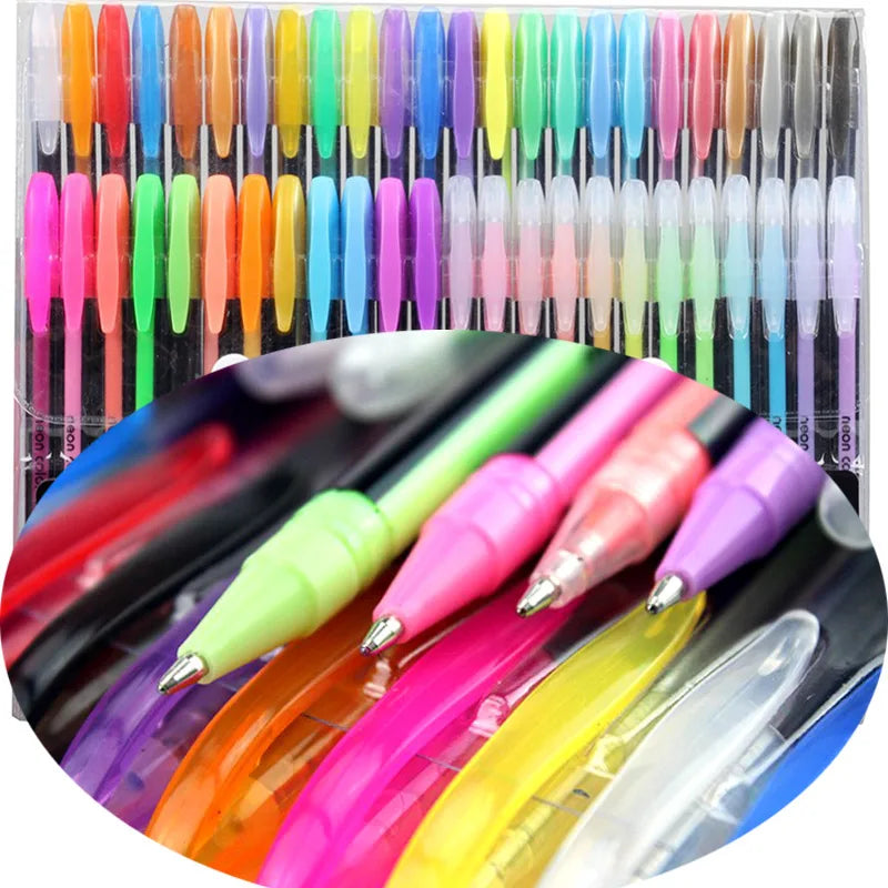 48 Colors Sketch Pen Marker Painting Drawing Stationery Color Brush Pen Kawaii Art Markers Stationery Crafts