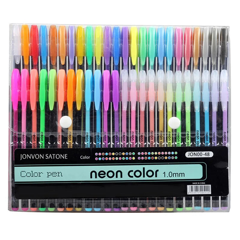 48 Colors Sketch Pen Marker Painting Drawing Stationery Color Brush Pen Kawaii Art Markers Stationery Crafts