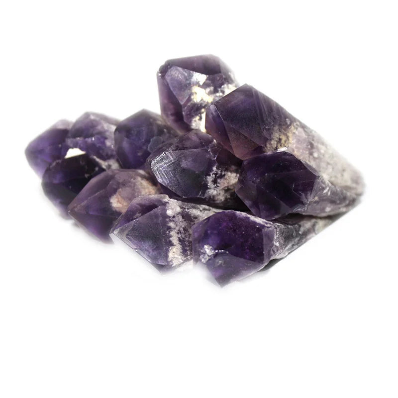 60g Natural Brazilian Amethyst Stone Cluster Quartz Geode Druzy Healing Crystal Point Wand