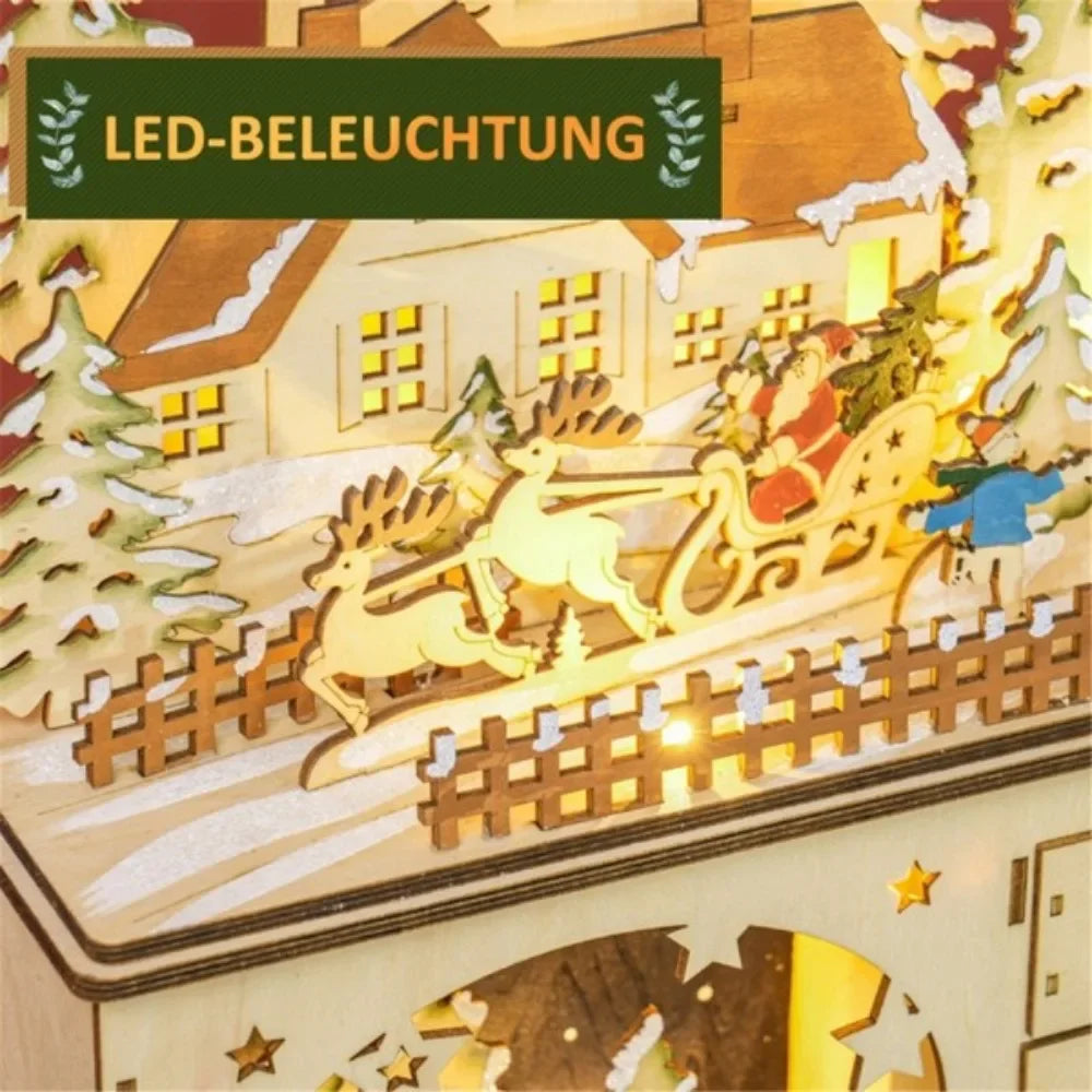 The 2-in-1 Christmas advent calendar and light up Christmas decoration