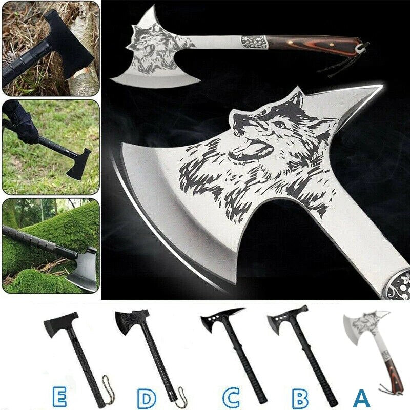 Survival Camping Axe Foldable Tactical Axe Multi Tool Kit