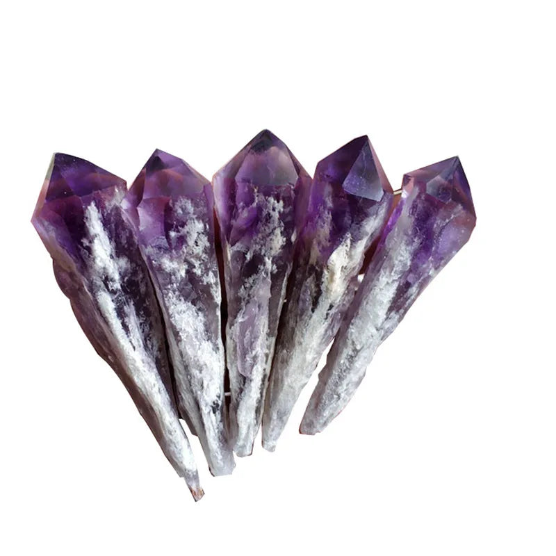 60g Natural Brazilian Amethyst Stone Cluster Quartz Geode Druzy Healing Crystal Point Wand