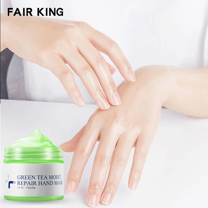 FAIR KING Green Tea Moisturizing Hand Wax Skin Hand Mask Beauty Health Anti-aging Skin Care