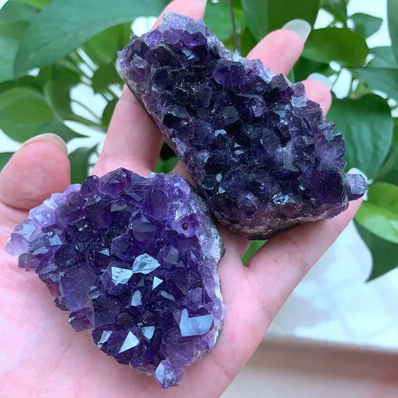 60-80g Natural Raw Purple Brazilian Amethyst Stone Quartz