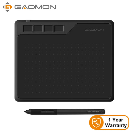 GAOMON S620 6.5x4 Inch Anime Digital Graphic Tablet Art Writing Board for Drawing &Game OSU with 8192 Levels