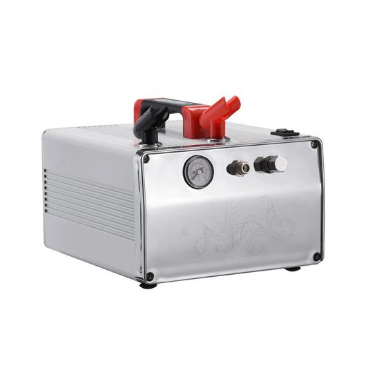 OPHIR Portable Skin Care Air Compressor with Tank DC 12V Adjustable Air Pressure