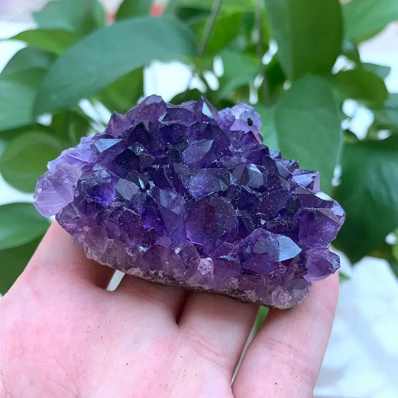 60-80g Natural Raw Purple Brazilian Amethyst Stone Quartz