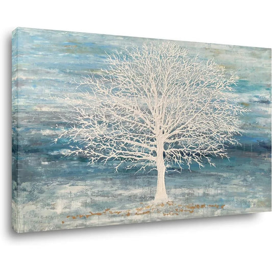 Decorative Paintings Abstract Landscape Canvas Art Modern Painting Wall Decoration Nature Trees Printed Art