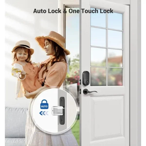 Veise Smart Lock, Fingerprint Door Lock, 7-in-1 Keyless Entry Door Lock