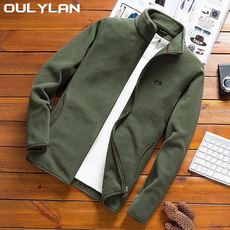 Oulylan Man Fleece Tactical Softshell Jacket