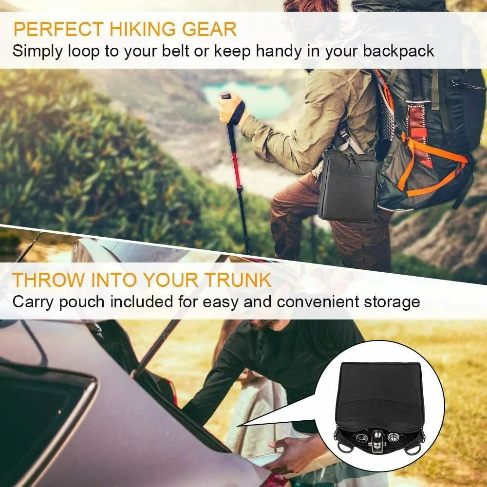 Folding Camping Ax Shovel Set Portable Multi-Function Tool Survival Kits