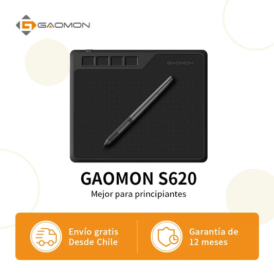 GAOMON S620 6.5 x 4" Digital Graphic Tablet for Drawing Painting&Game OSU, 8192 Level Pen Tablet