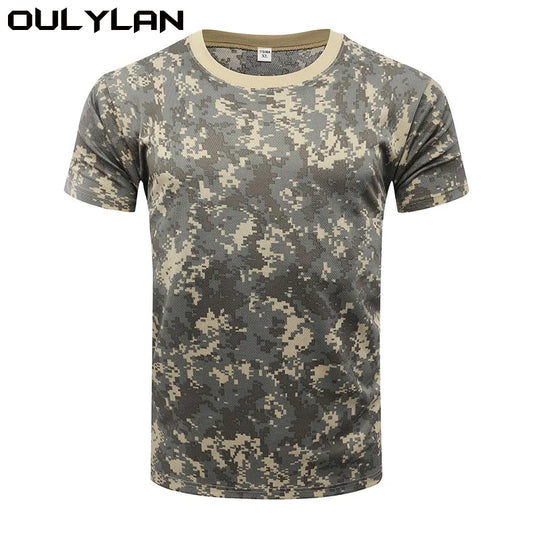 Short Sleeved Clothing Men Mesh Breathable Quick Drying Sports T-shirt