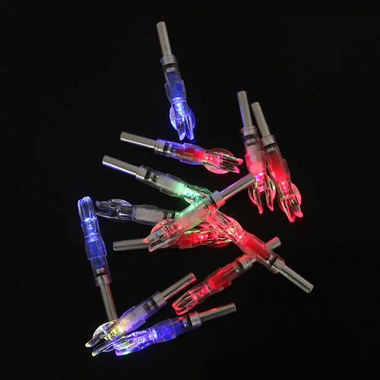 Arrow Archery Nocks 3Pcs Long Lasting Simple Installation Lightweight  Night Hunting Shooting LED Lighted Nocks