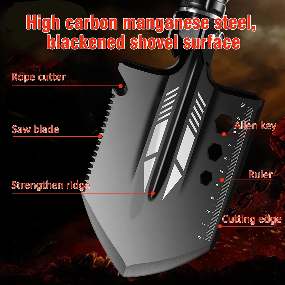 Professional Outdoor Survival Tactical Multifunctional Shovel