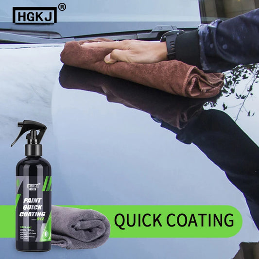 Hgkj 300ML Car Ceramic Coating Wax Liquid Glass Car Body Polish Spray Paint Hydrophobic Agent Shine Protection