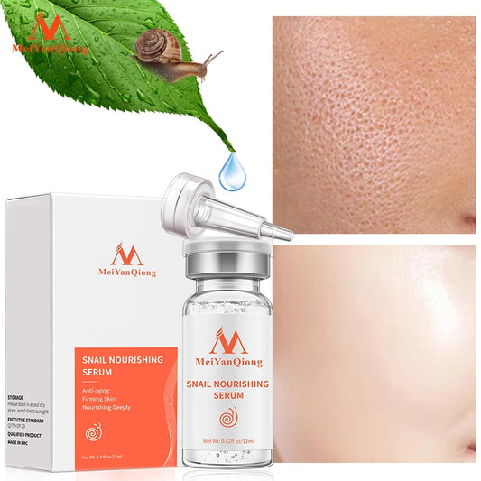 Snail Serum Face Moisturizing Solution Whitening Anti Aging Anti Wrinkle Acne Facial Essence Skin Care