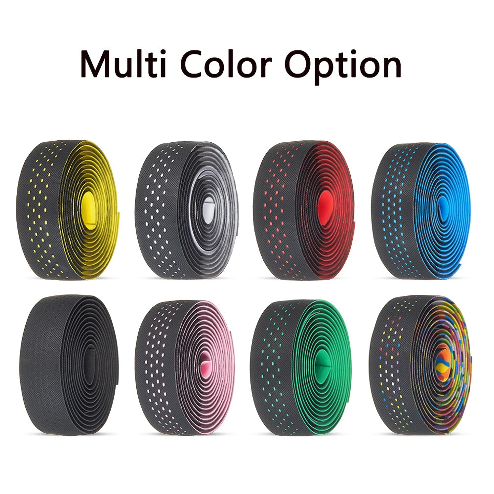 MOTSUV Road Bicycle Handlebar Tape Bike Accessories Cycling Soft PU EVA Anti-Slip Bicycle Bar Tape