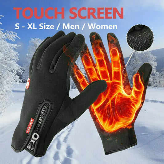 Winter Thermal Gloves Touchscreen Windproof Cycling Cold Glove