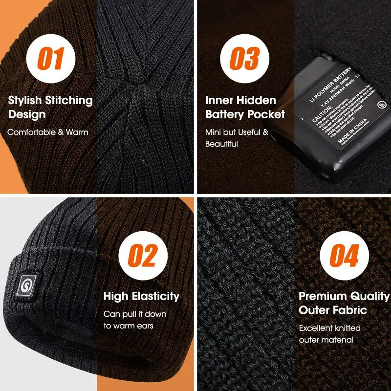 Savior Heated Hat Battery Heated Beanie